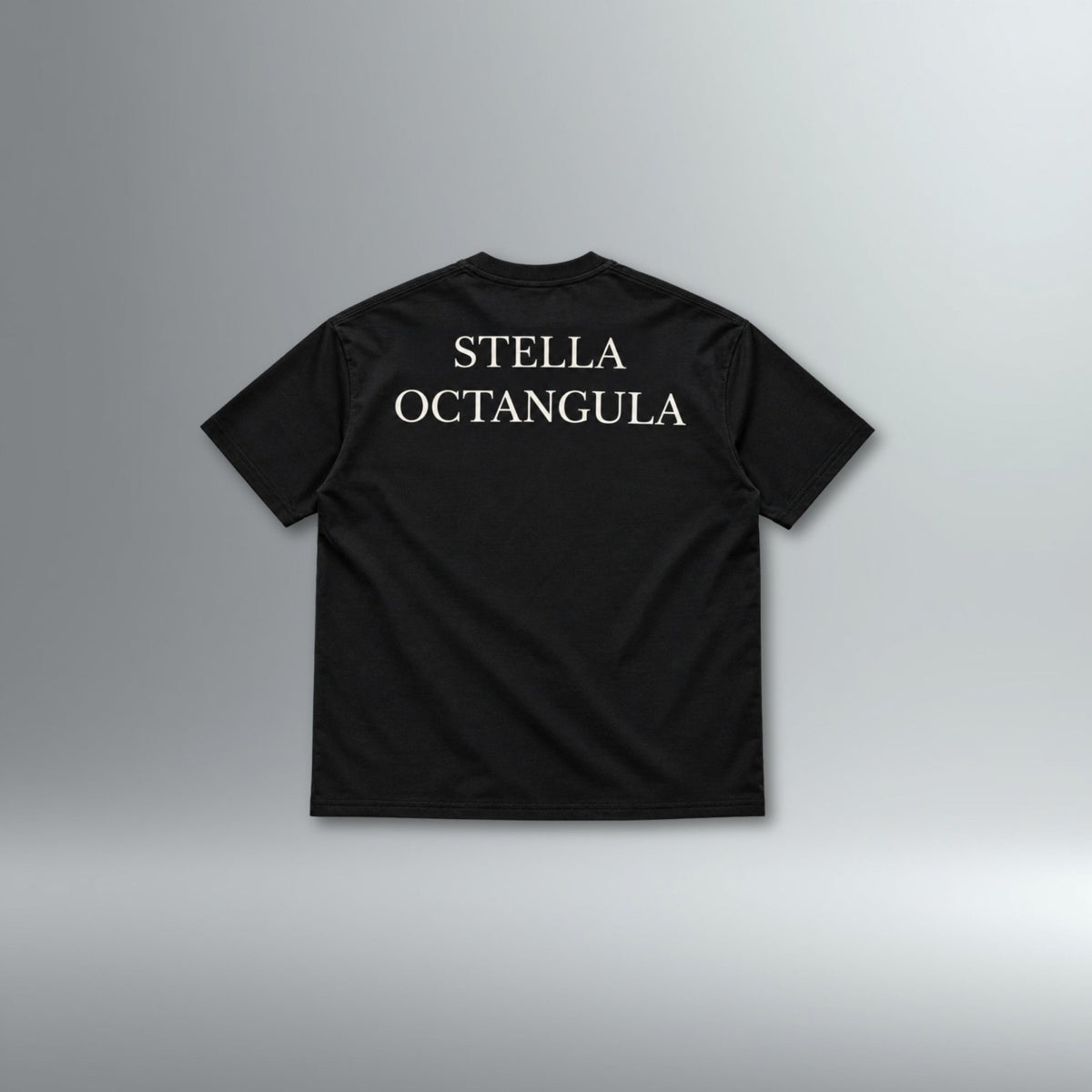 Stella Octangula Obsidian Tee | Above Average Clothing | organic cotton apparel