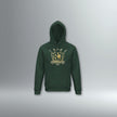 Sully Janko Hoodie | Gold Grunge Shield | Above Average Clothing | organic cotton apparel