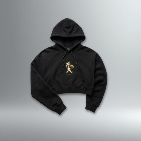 The High Life 'Honey' Cropped Hoodie | Above Average Clothing | organic cotton apparel