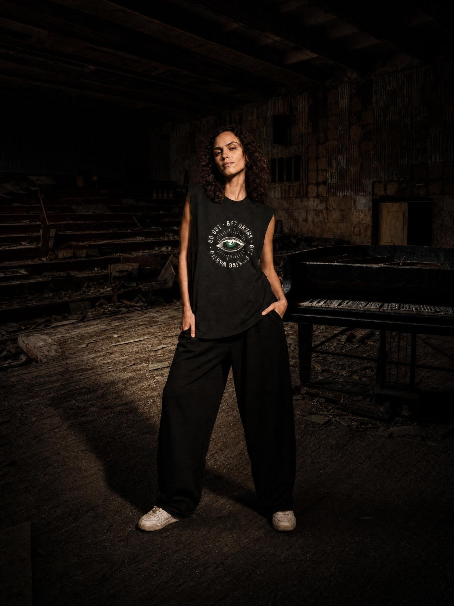 The High Life Ice Fabric Sleeveless Tee | Above Average Clothing | organic cotton apparel