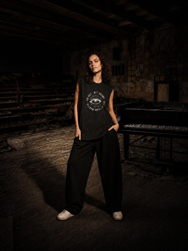 The High Life Ice Fabric Sleeveless Tee | Above Average Clothing | organic cotton apparel
