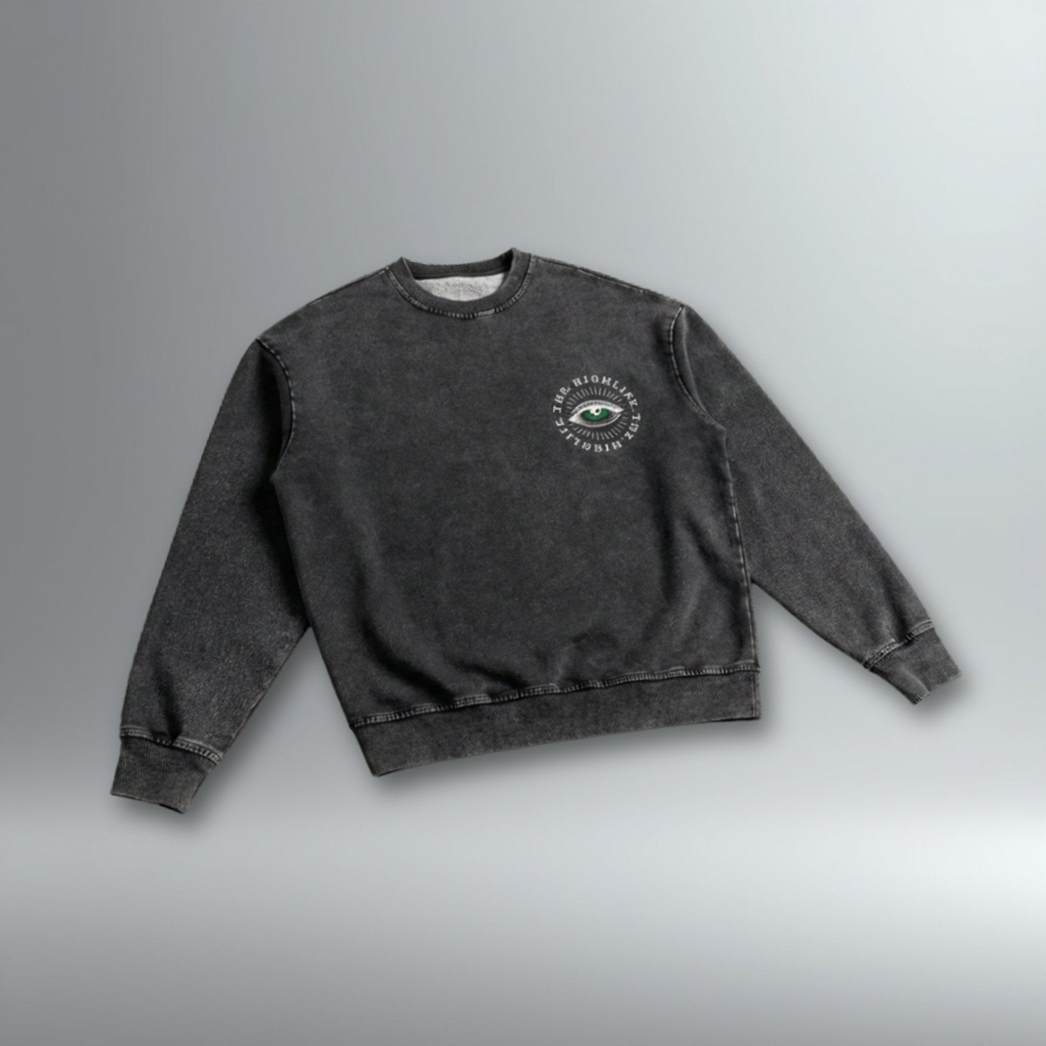 The High Life Snow Wash Sweatshirt | Above Average Clothing | organic cotton apparel