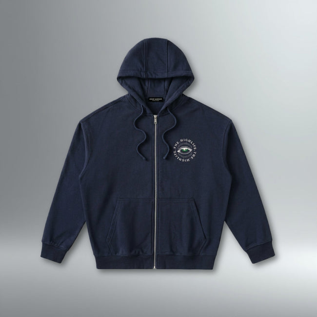 The High Life Zip Hoodie | Above Average Clothing | organic cotton apparel