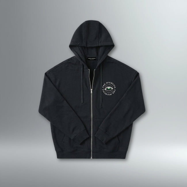 The High Life Zip Hoodie | Above Average Clothing | organic cotton apparel