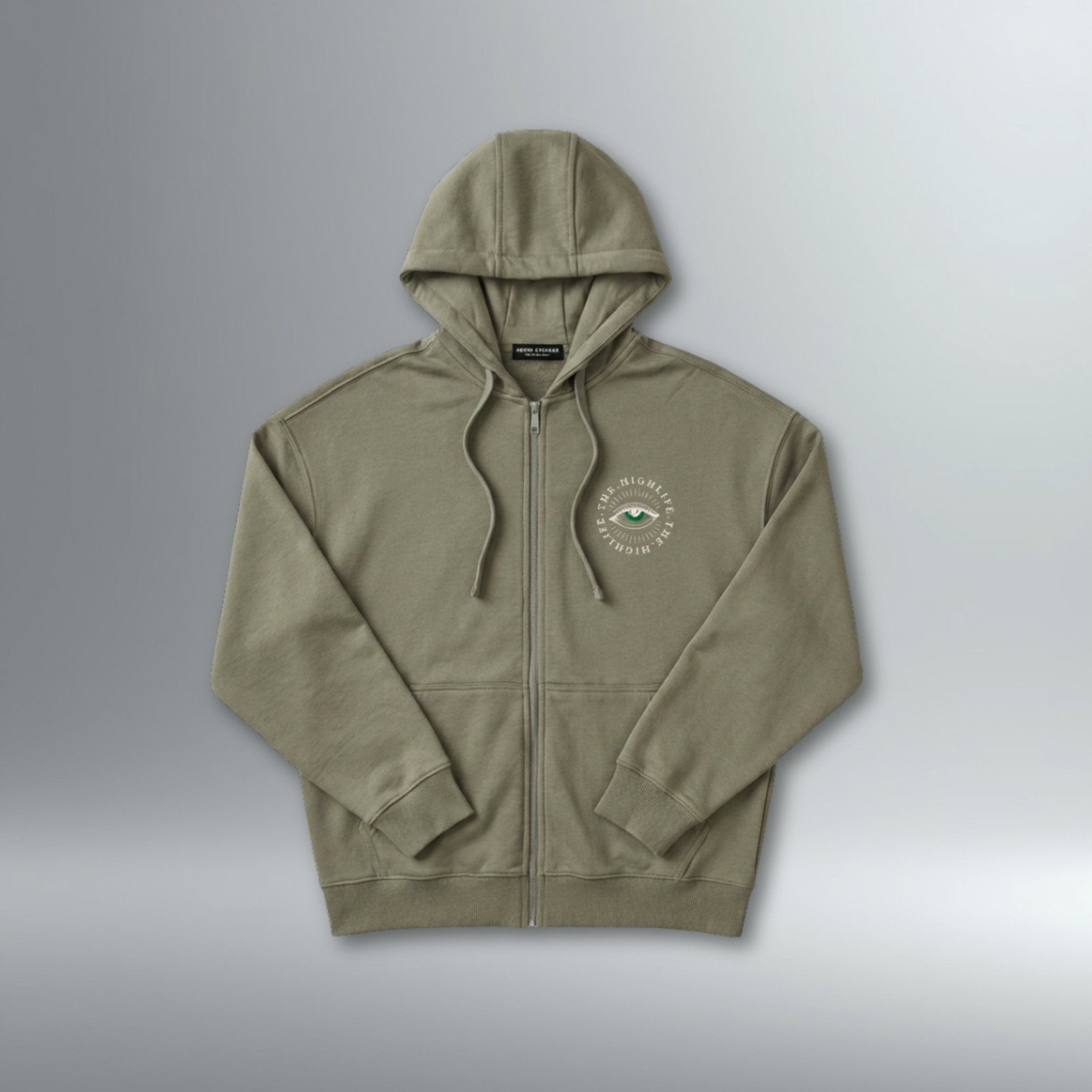 The High Life Zip Hoodie | Above Average Clothing | organic cotton apparel