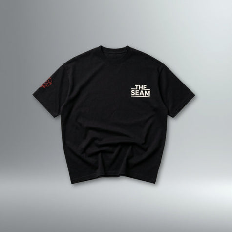 The Seam Drop Shoulder Band Tee | Above Average Clothing | organic cotton apparel