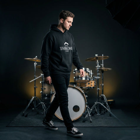 'THRONE' Signature Heavyweight Hoodie | Above Average Clothing | organic cotton apparel