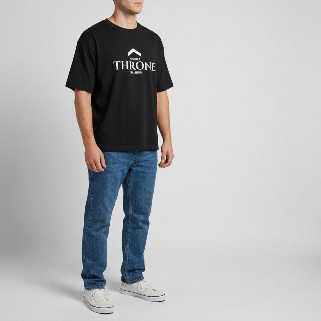 'THRONE' Studio Print Tee | Above Average Clothing | organic cotton apparel