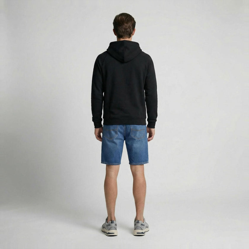 TJW Drums Black Hoodie | Above Average Clothing | organic cotton apparel