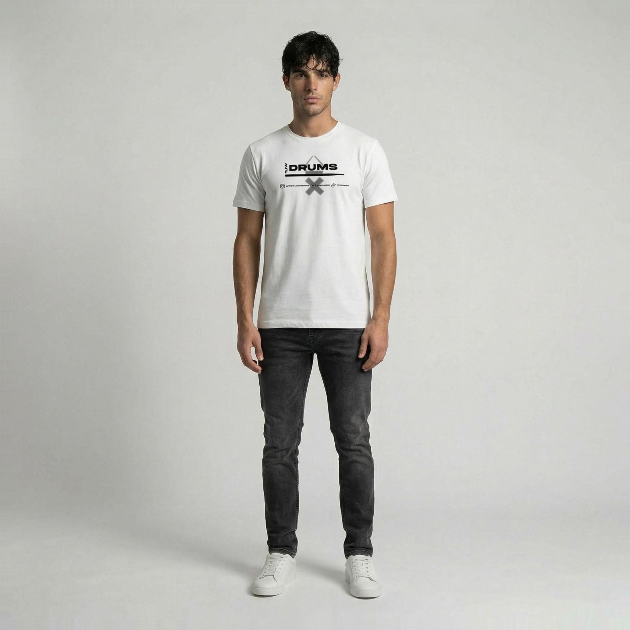 TJW Drums Organic Tee | Above Average Clothing | organic cotton apparel