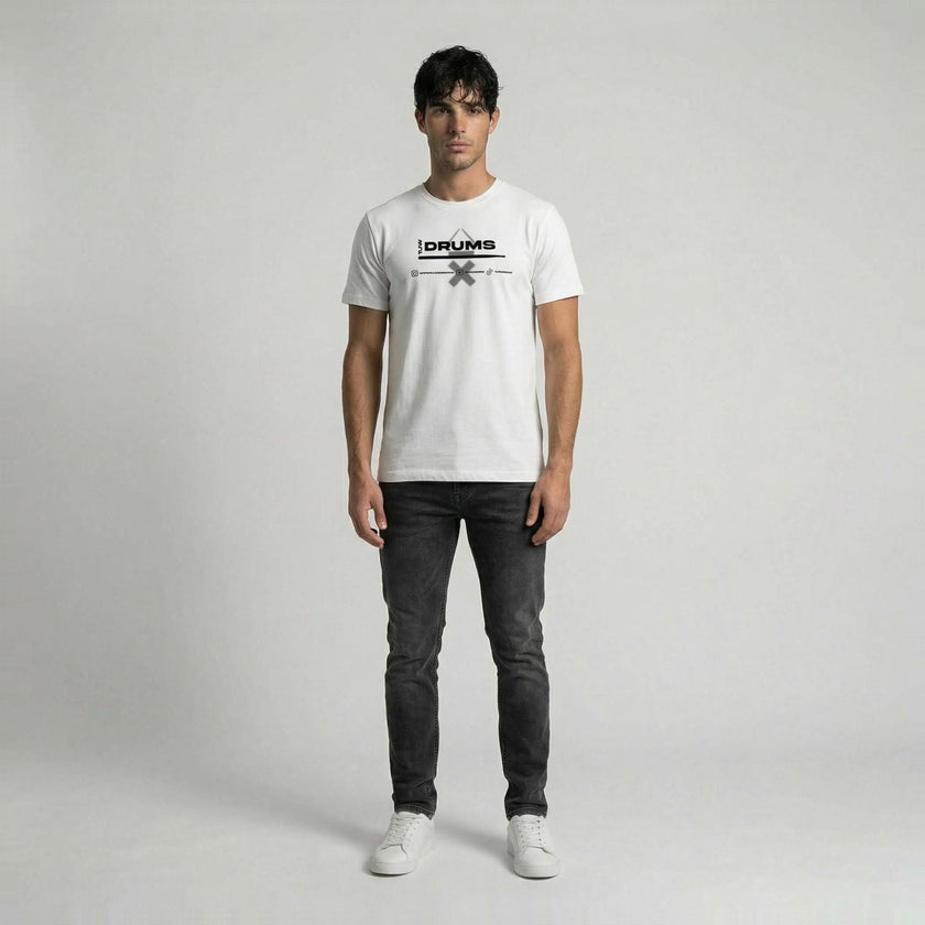 TJW Drums Organic Tee | Above Average Clothing | organic cotton apparel