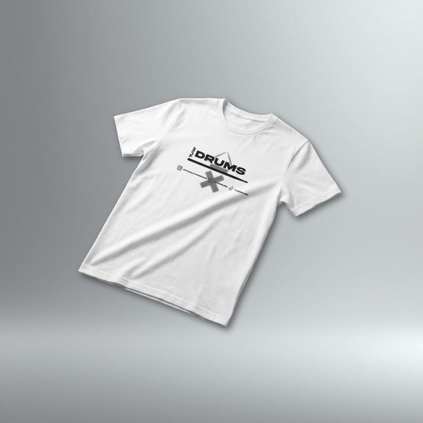 TJW Drums Organic Tee | Above Average Clothing | organic cotton apparel