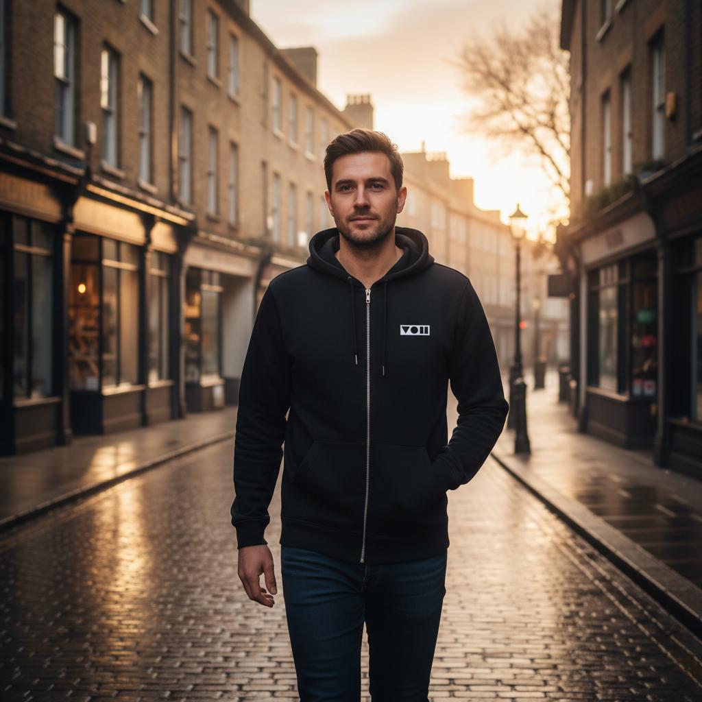 Vicky O’Neon DRMMR Zip Hoodie | Above Average Clothing | organic cotton apparel