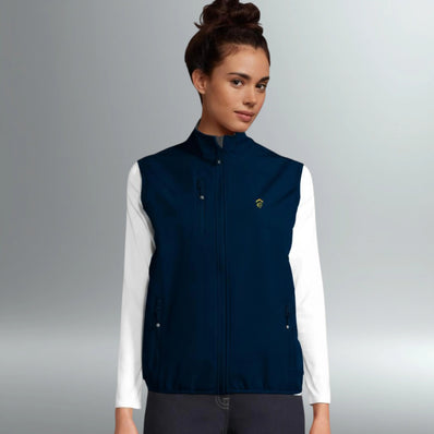 Women’s EQSTRN Softshell Gilet | Above Average Clothing | organic cotton apparel
