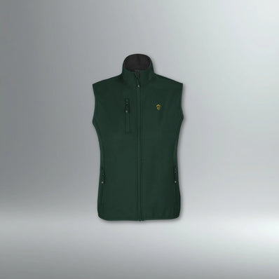 Women’s EQSTRN Softshell Gilet | Above Average Clothing | organic cotton apparel