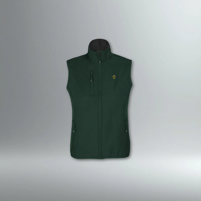 Women’s EQSTRN Softshell Gilet | Above Average Clothing | organic cotton apparel