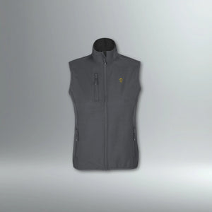 Women’s EQSTRN Softshell Gilet | Above Average Clothing | organic cotton apparel